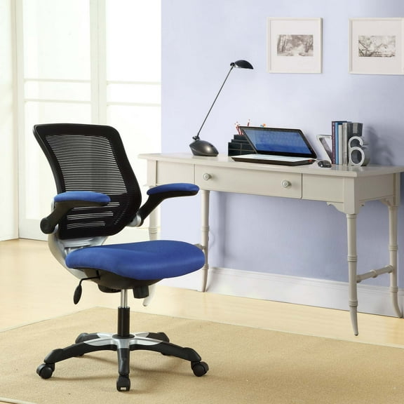 Modway Edge Mesh Office Chair in Blue