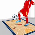 thumbnail image 2 of Football Footstep Training Non Slip Mat Home Mud Sports Footstep Carpet Indoor Soundproofing Fitness Mat, 2 of 5