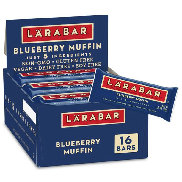 Larabar Gluten Free Blueberry Muffin Fruit and Nut Bars, 16 ct, 25.6 oz