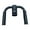 Black, variant on Lipstore T Bar Row Attachment Hand Grip for Strength Training Weight Bar Triceps Lats Black