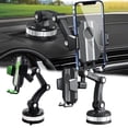 thumbnail image 2 of Visland Car Phone Holder Mount One-Button Pop-up Phone Kickstand Strong Suction Cell Phone Car Mount Universal Dashboard Windshield Window Phone Stand, 2 of 7