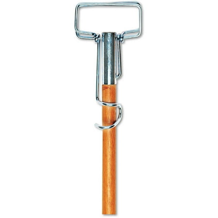 Boardwalk Spring Grip Metal Head Mop Handle, 60 in
