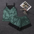 thumbnail image 3 of Femmes 2PCS Lingerie en Vrac Dentelle Creuse Sling V-Cou Haut + Short Élastique Bande Pantalon Ensemble, 3 of 9