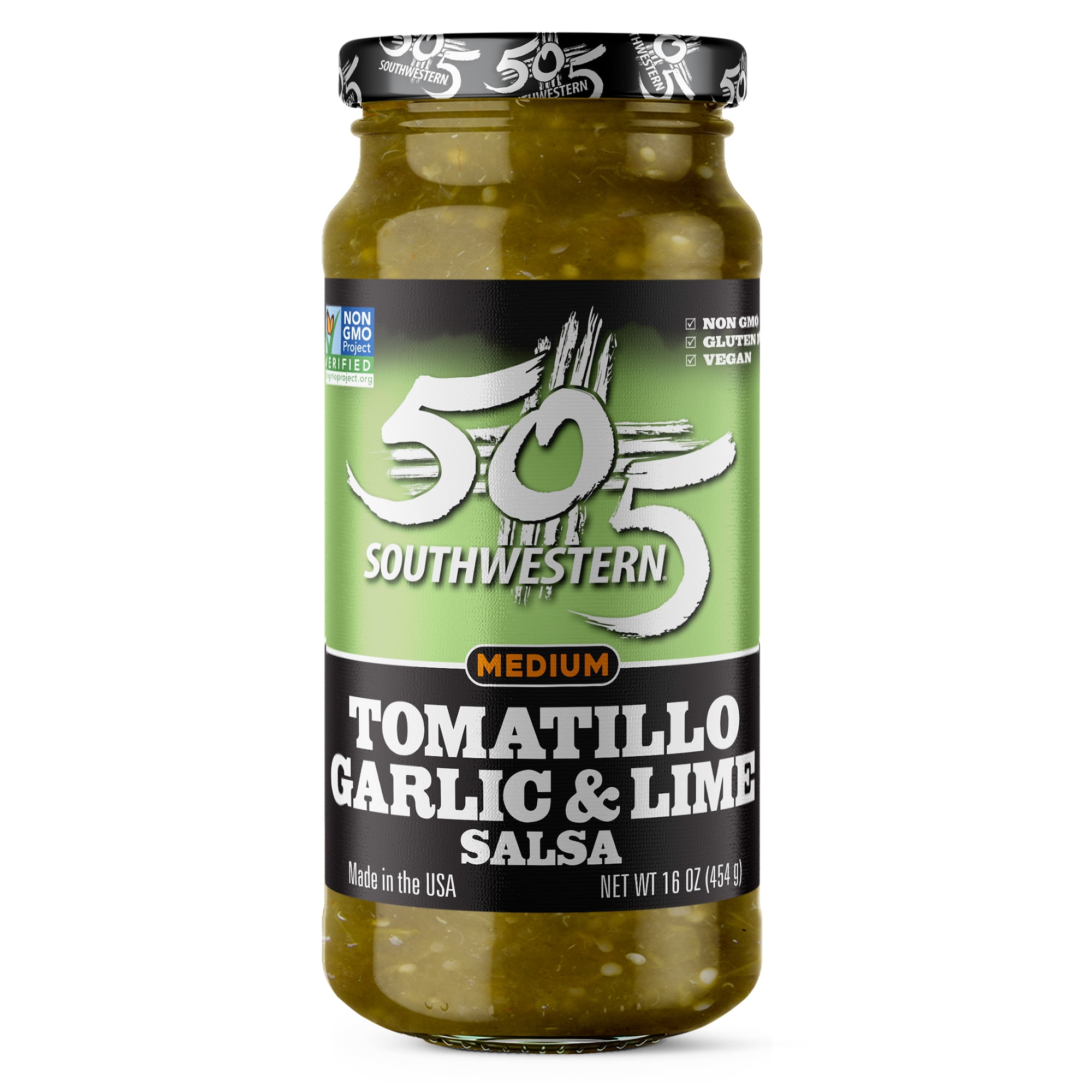 505 Southwestern Tomatillo Garlic and Lime Salsa (Medium) 16oz