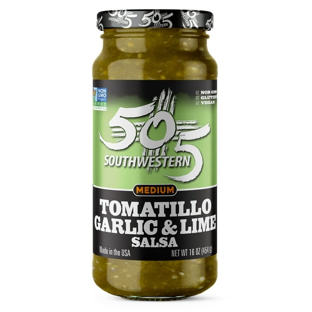 505 Southwestern Tomatillo Garlic and Lime Salsa (Medium) 16oz