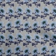 thumbnail image 1 of oneOone Polyester Spandex Blue Fabric Floral Craft Projects Decor Fabric Printed By The Yard 56 Inch Wide, 1 of 4