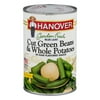Hanover garden fresh blue lake cut green beans & whole potatoes in ham flavored sauce, 39.0 oz (Pack of 6)
