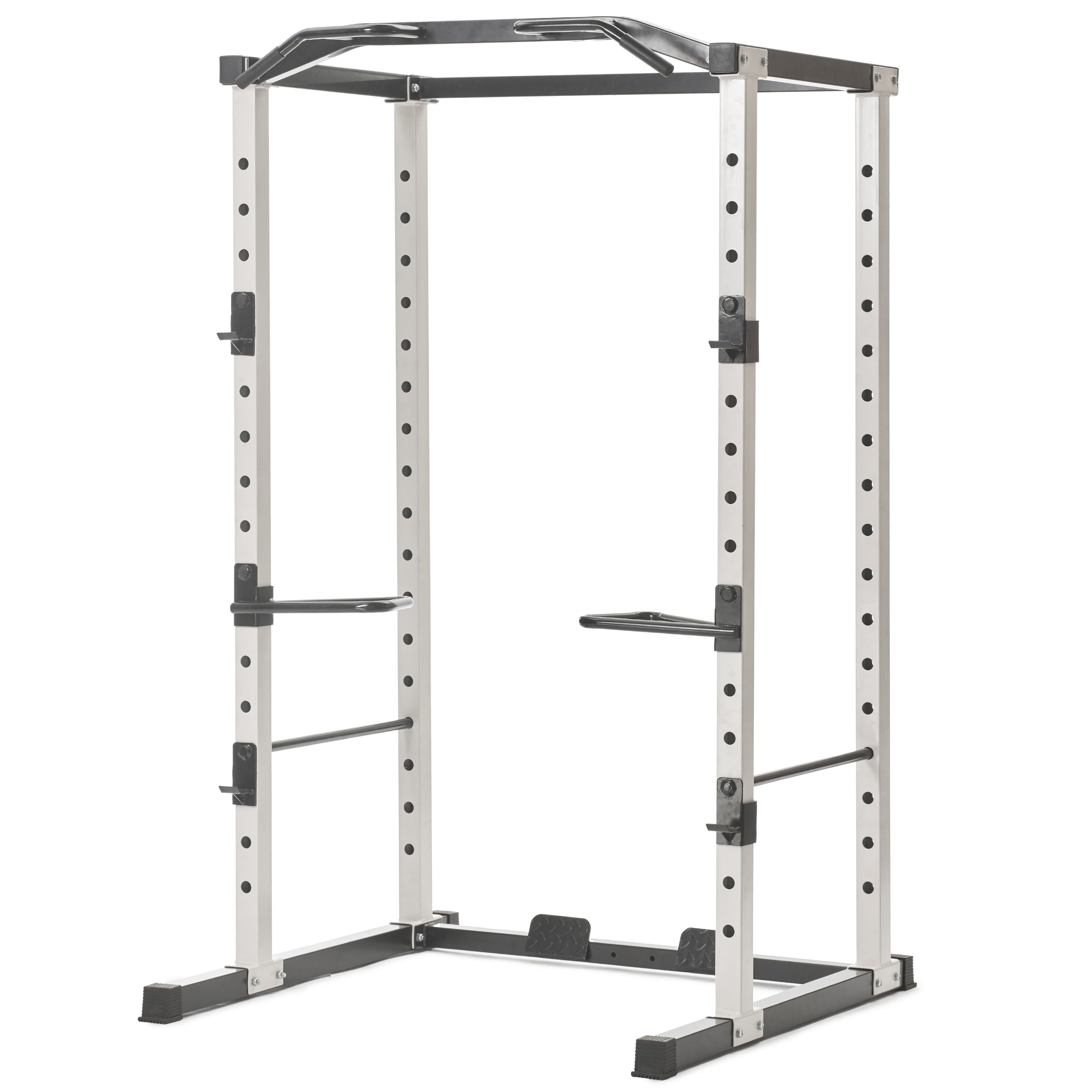 Adjustable Squat Rack with 2 Dip Stand Home Gym Weight Lifting Power Cage Frame 