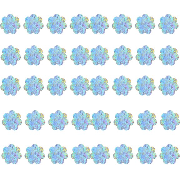 Aellinatey 20 Pairs Disposable Ice Crack Nipple Stickers Colorful Breast Petals Pasties