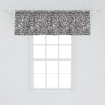 thumbnail image 2 of Ambesonne Stripes Window Valance, Zebra Skin Pattern, 54" X 18", Black White, 2 of 3