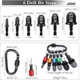 thumbnail image 2 of 13 PCS Swaging Tool HVAC Repair Set with Bit Holder, Air Conditioner Copper Tube Expander Swage Tool Drill Bit (1/4" to 7/8") Soft Copper Pipe Swager - Flaring Swedge Kit, 2 of 5