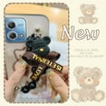 thumbnail image 4 of ABL-Phone Case For MOTO G Stylus 4G 2023, Black pearl pendant silicone soft case Anti-knock Cartoon Simplicity cute Dirt-resistant Bear bracelet Skin-friendly feel Back Cover Waterproof, 4 of 9