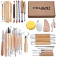 thumbnail image 1 of GFDYREE Ensemble de 40 Outils de Poterie Outils de Sculpture en Argile, 1 of 7