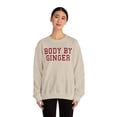 thumbnail image 4 of Ginger Sweatshirt Gifts Crew Neck Shirt Long Sleeve Unisex, 4 of 7