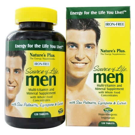 Nature's Plus - Source de la vie des hommes sans fer - 120 comprimés