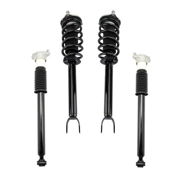 TRQ Front and Rear Complete Strut Assembly & Shock Absorber Kit Complete Strut & Coil Spring Assembly Fits Select 2016-2020 Mercedes-Benz C300