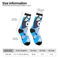 thumbnail image 2 of Silaia Bluey Print Adult Socks, Athletic Socks, Mens and Womens Crew Cushion Socks,Work Athletic Running Socks,Casual Breathable Socks, 2 of 6