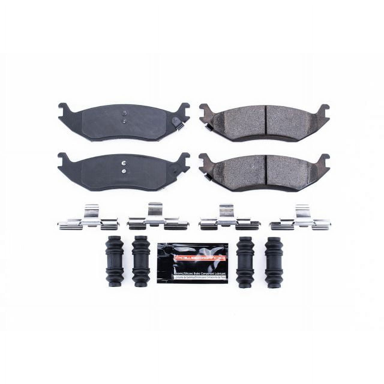Power Stop Rear Z23 Evolution Carbon-Fiber Ceramic Brake Pads Z23-898
