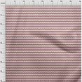 thumbnail image 3 of oneOone Georgette Viscose Fabric Chevron Ikat Print Fabric By Yard 42 Inch Wide, 3 of 4