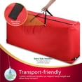 thumbnail image 4 of UponPak Christmas Tree Storage Bag | Fits Up to 9 Ft. Disassembled Tree | Holiday Artificial Tree Storage Case | Red, 4 of 8