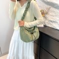 thumbnail image 3 of ZZ3132 Bolso casual plisado nailon moda-PZ20240723015440 Verde, 3 of 9