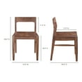 thumbnail image 3 of Owing Dining Chair Walnut Brown Set of 2, 3 of 7