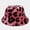Hot Pink, variant on Fesfesfes Women's Bucket Hat Leopard Print Basin Hat Cloth Fisherman Hat Sun Hat