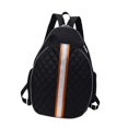 thumbnail image 4 of Bolsa de tenis Ligero de deportes al aire libre Strap ajustable Mochila multipropósito Negro, 4 of 8