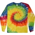 thumbnail image 2 of Colortone Tie-Dye Long Sleeve Shirts Juniors Sizes XS to L, 2 of 4