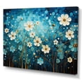 thumbnail image 2 of Designart "Turquoise Calm VIII" Abstract Landscape Wall Art Print, 2 of 5