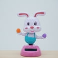 thumbnail image 5 of 1/4 Pieces Easter Rabbit Solar Dancing Toys Bunnies Car Dancer Doll Cute Rabbit with Eggs Car Windowsill Decor Toys SunCatcher Car Desk Decor, 5 of 5