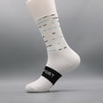 thumbnail image 5 of Calcetines de ciclismo Compresión Athletic Crew Calcetines para correr Hombres y mujeres para senderismo Montar en bicicleta Triatlón Entrenamiento Pickleball Escalada Deportes 2 pares, 5 of 5