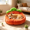 thumbnail image 4 of Thickened Warm Pet Mat Soft Comfortable Sleeping Pad for Dogs Cats, Cozy Crate Kennel Sofa Floor Furniture Protector, All Seasons House Training Accessory, Warm Pet Bed, Soft Pet Bed, 55x43cm, 4 of 6