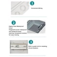 thumbnail image 3 of Caja de protección de distribución ANGGREK HT 8 IP65 8 vías a prueba de agua, 3 of 8