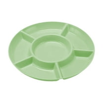 Plastic Fruit Tray with Dividers, Household Coffee Table Snack Storage Box, Dried Fruit Candy Nut Organizer, Multi-Layer Detachable Serving Platter