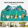 thumbnail image 4 of Kdxio Cartoon Dogs Print Womens Oversized Hoodies Sweatshirts Hooded Pullover Tops Sweaters Casual-Medium, 4 of 7