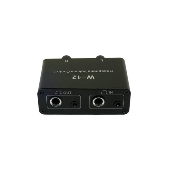 6.35mm 3.5mm Inline Volumes Controller Inline Audios Volumes Control Attenuator for 16Ω-600Ω Headphone Studio Monitors