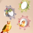 thumbnail image 5 of Bird Toys for Cage, Interactive Mirror with Rotating Sound Wheel, Colorful Chew Training Toy for Parakeets, Budgies, Cockatiels and Lovebirds, 5 of 9