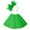 Green, variant on Huanglei Girls' Tutu Skirt Children's Ballet Tutu For Parties & Performance Half Skirt With Headband Set