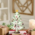 thumbnail image 6 of Cheapark Mini Wooden Christmas Tree Set - Compact Tabletop Decoration with Winter Charm, Perfect for Holiday Parties, Home Displays & Thoughtful Christmas Gifts, 6 of 6