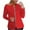 Red, variant on Scyoekwg Fall Coats for Women Stand Collar Zipper Blazer Jackets Solid Color Trendy Loose Long Sleeve Fall Coats Casual Lightweight Outerwear(White,XXXXXL)