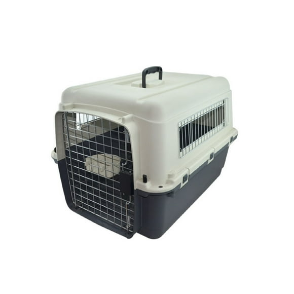 Transportadora Kennel Mediana P/Perro Importada Gris Sunny Sunny SPC-700