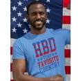 thumbnail image 2 of Hbd Favorite Country T-Shirt Men -Image by Shutterstock, Male x-Large, 2 of 4