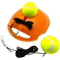 thumbnail image 1 of Tennis Trainer Self Training Rebound Baseboard Tennis Training Gear with 1 String Balls, 1 of 8