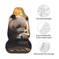 thumbnail image 4 of Balery Maple Forest Panda Funda de Asiento para Auto con Diseño - Cubierta Frontal Suave y Transpirable con Protector Antideslizante- 1 Unidad, 4 of 5