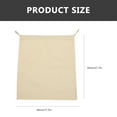 thumbnail image 2 of ULTNICE 1Pcs Laundry Bag for Hotels Beige Canvas with Drawstring 21.7x17.7x0.3in, 2 of 8