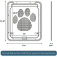 thumbnail image 5 of Dog Door Cat Doors Easy To Install Lockable Pet Door (29cm X 24cm), 5 of 5