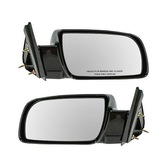 Door Mirror Set 2 Piece - Compatible with 1988 - 2000 Chevy C3500 1989 1990 1991 1992 1993 1994 1995 1996 1997 1998 1999