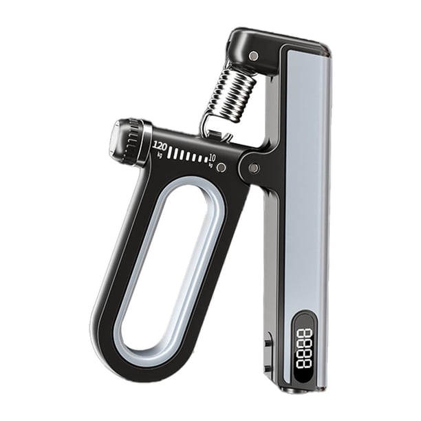 Entrenamiento de manos Gris TPR Grip Conteo de electrones portátil para gimnasio Fitness FLhrweasw Nuevo