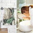 thumbnail image 6 of Coolnut Hand Towels Blossom White Flowers Patterned 2 PCS, Cotton Bath Towel for Drying Face Hands Body Decorative Water Absorbent Lightweight Towels for Bathroom Ktichen Travel Gym, 16"x28", 6 of 6